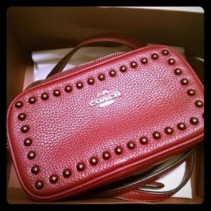 Coach red purse